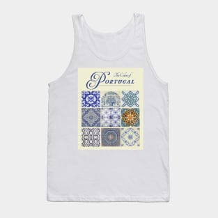 Portuguese Hand Crafted Tiles Design Tank Top